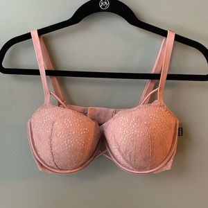 Pink Lace Date Bra